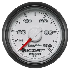 GAUGE; EXHAUST PRESS.; 2 1/16in.; 100PSI; STEPPER MOTOR; RAM GEN 3 FACTORY MATCH for Dodge image 1
