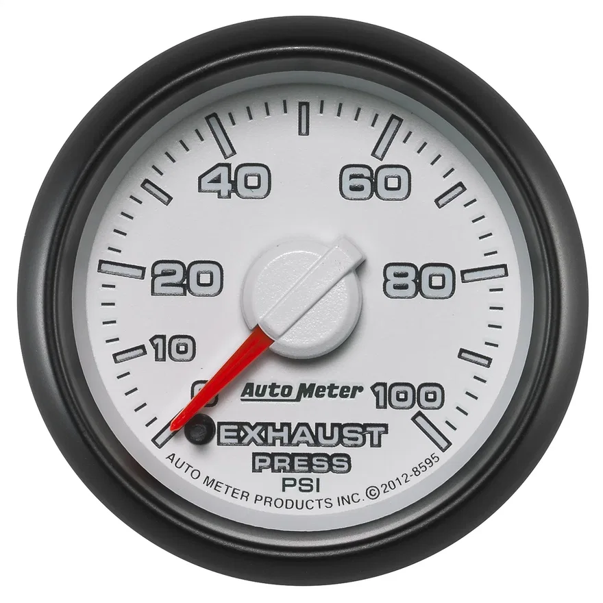 GAUGE; EXHAUST PRESS.; 2 1/16in.; 100PSI; STEPPER MOTOR; RAM GEN 3 FACTORY MATCH for Dodge