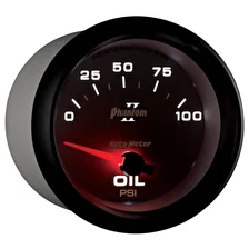 GAUGE; OIL PRESSURE; 2 5/8in.; 100PSI; ELECTRIC; PHANTOM II image 6