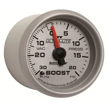 GAUGE; VAC/BOOST; 2 1/16in.; 30INHG-20PSI; MECHANICAL; ULTRA-LITE II image 3