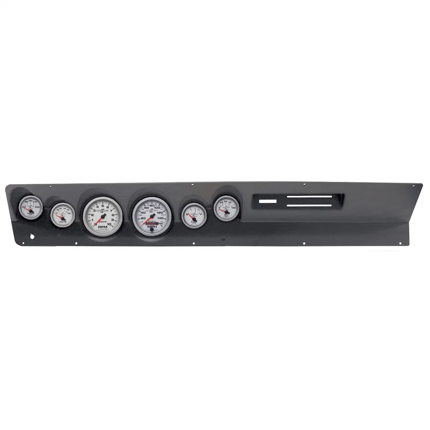DIRECT FIT DASH KIT; (3 3/8in. X2; 2 1/16in. X4); DODGE DART AC 67-69; ULTRA-LIT