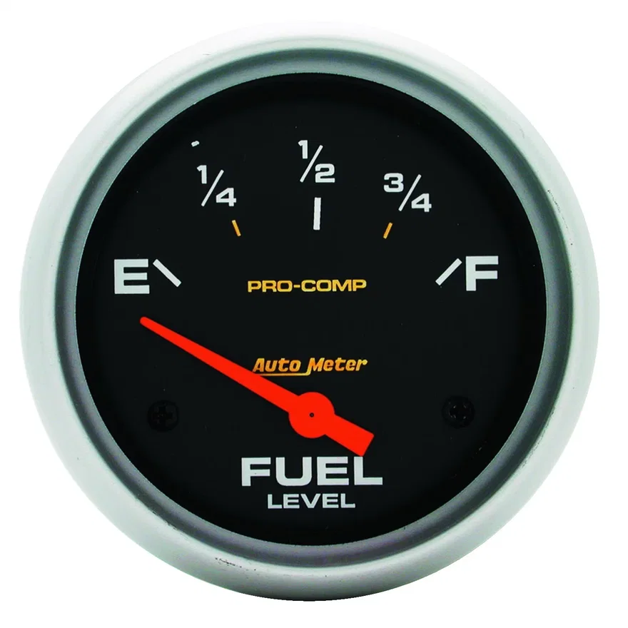 GAUGE; FUEL LEVEL; 2 5/8in.; 0OE TO 90OF; ELEC; PRO-COMP