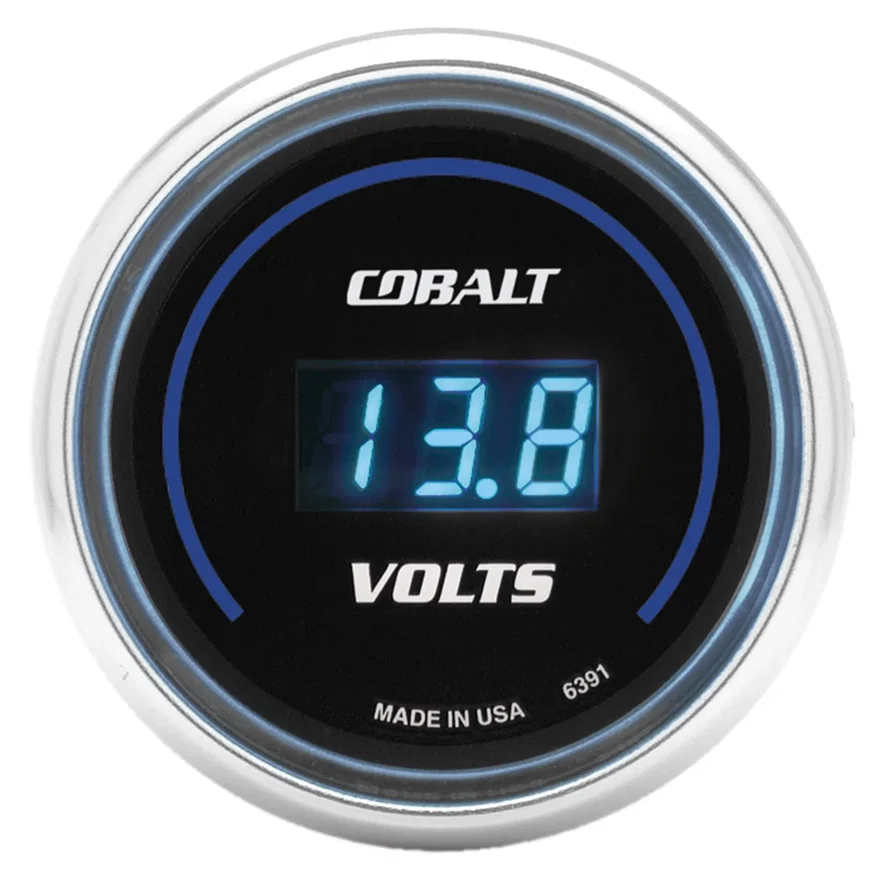 GAUGE; STEREO VOLTAGE; 2 1/16in.; 19V; DIGITAL; COBALT