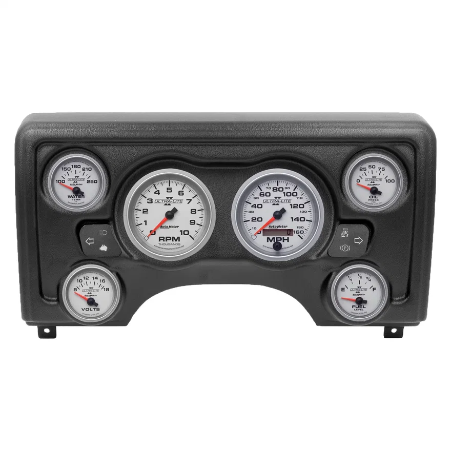 DIRECT FIT DASH KIT; (3 3/8in. X2; 2 1/16in. X4) JEEP TJ 97-06; ULTRA-LITE II