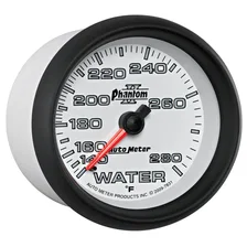 GAUGE; WATER TEMP; 2 5/8in.; 140-280deg.F; MECHANICAL; PHANTOM II image 5