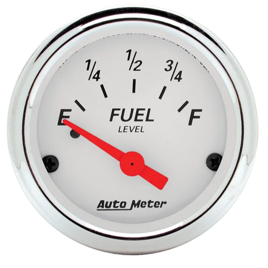 GAUGE; FUEL LEVEL; 2 1/16in.; 0OE TO 90OF; ELEC; ARCTIC WHITE