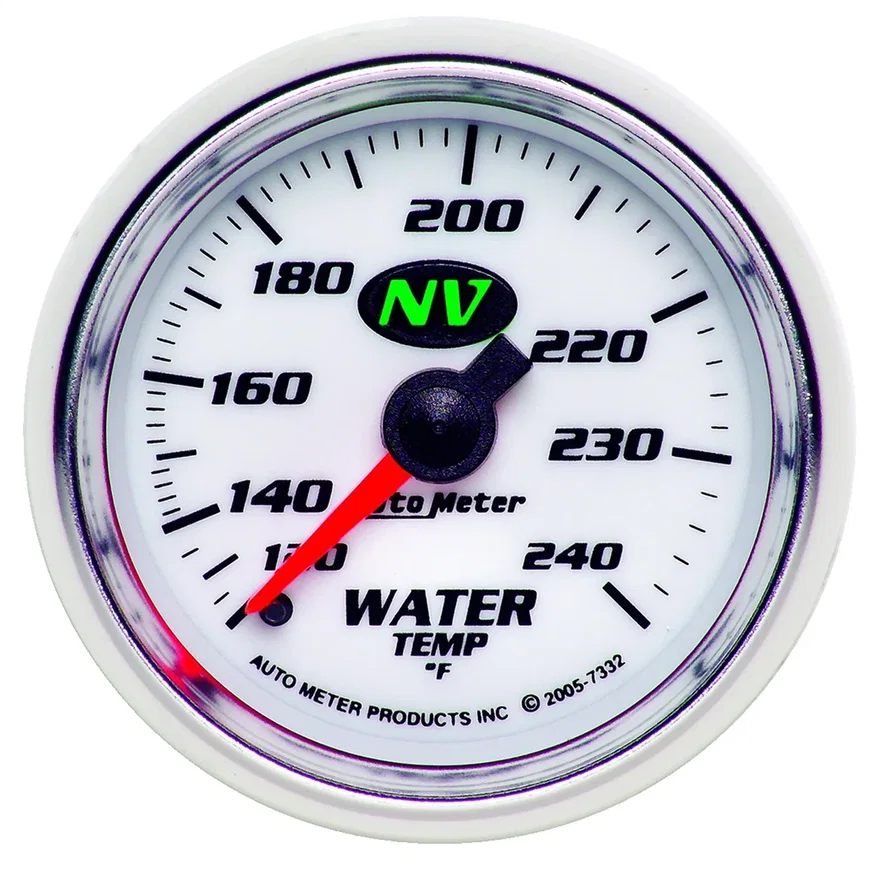 GAUGE; WATER TEMP; 2 1/16in.; 120-240deg.F; MECHANICAL; NV