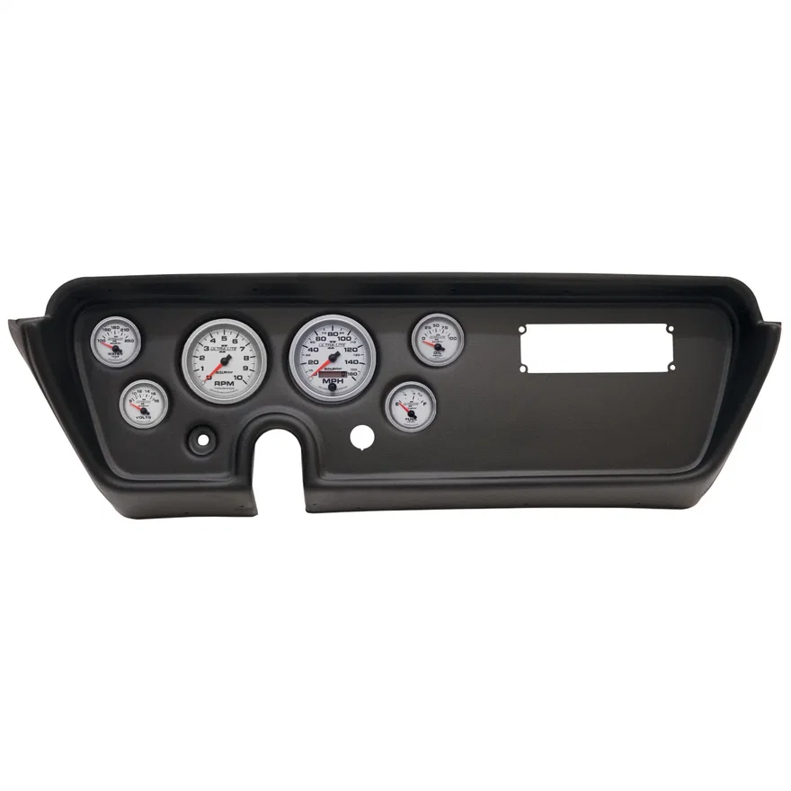 DIRECT FIT DASH KIT; (3 3/8in. X2; 2 1/16in. X4); PONTIAC GTO/LEMANS 67; ULTRA-L
