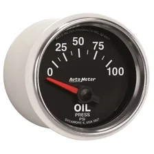 GAUGE; OIL PRESSURE; 2 1/16in.; 100PSI; ELECTRIC; GS image 4