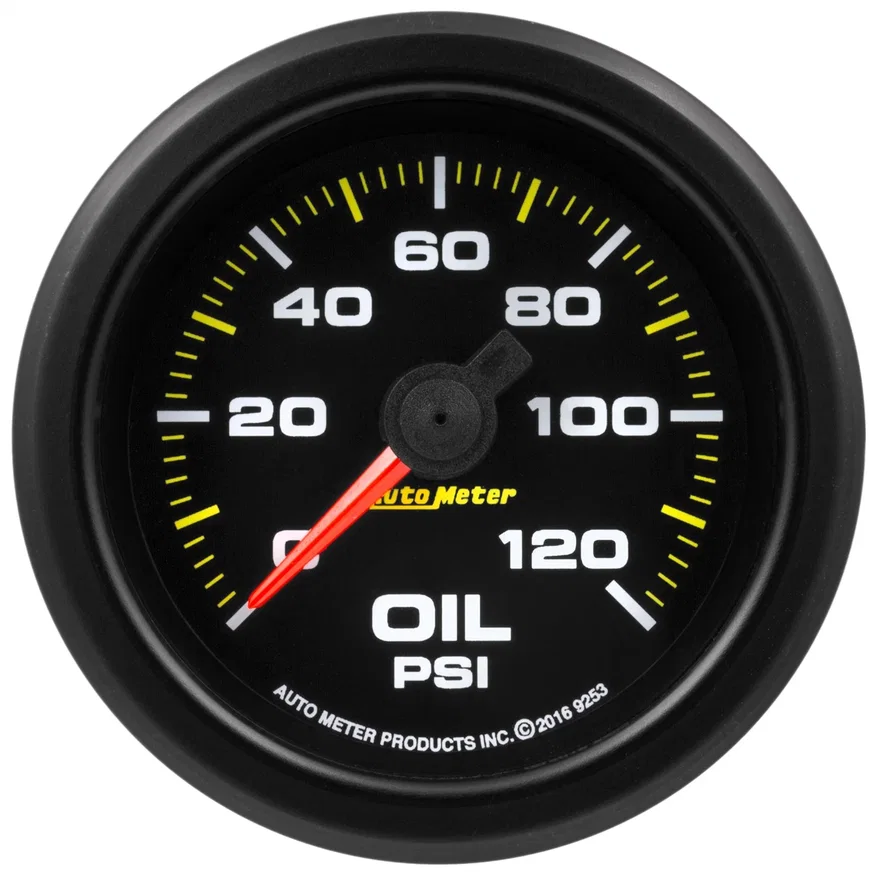 GAUGE; OIL PRESS; 2 1/16in.; 120PSI; STEPPER MOTOR W/WARN; EXTREME ENVIRONMENT