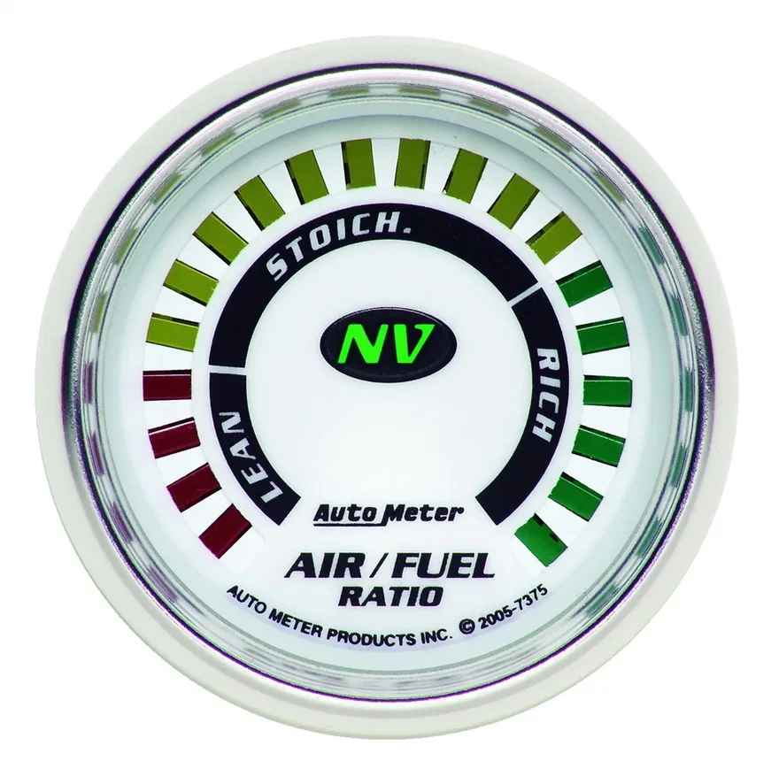 GAUGE; AIR/FUEL RATIO-NARROWBAND; 2 1/16in.; LEAN-RICH; LED ARRAY; NV