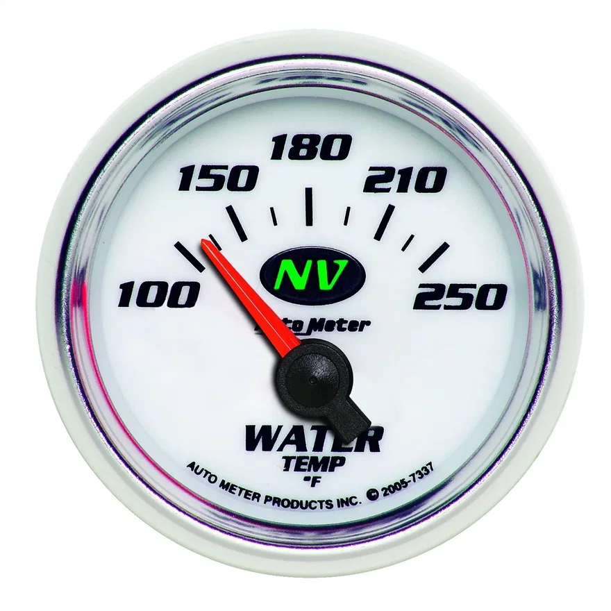 GAUGE; WATER TEMP; 2 1/16in.; 100-250deg.F; ELECTRIC; NV