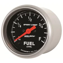 GAUGE; FUEL LEVEL; 2 1/16in.; 0-280O PROGRAMMABLE; SPORT-COMP image 2