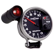 GAUGE; TACHOMETER; 5in.; 10K RPM; PEDESTAL W/EXT. SHIFT-LITE; SPORT-COMP II image 3
