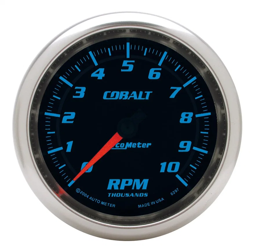 GAUGE; TACHOMETER; 3 3/8in.; 10K RPM; IN-DASH; COBALT