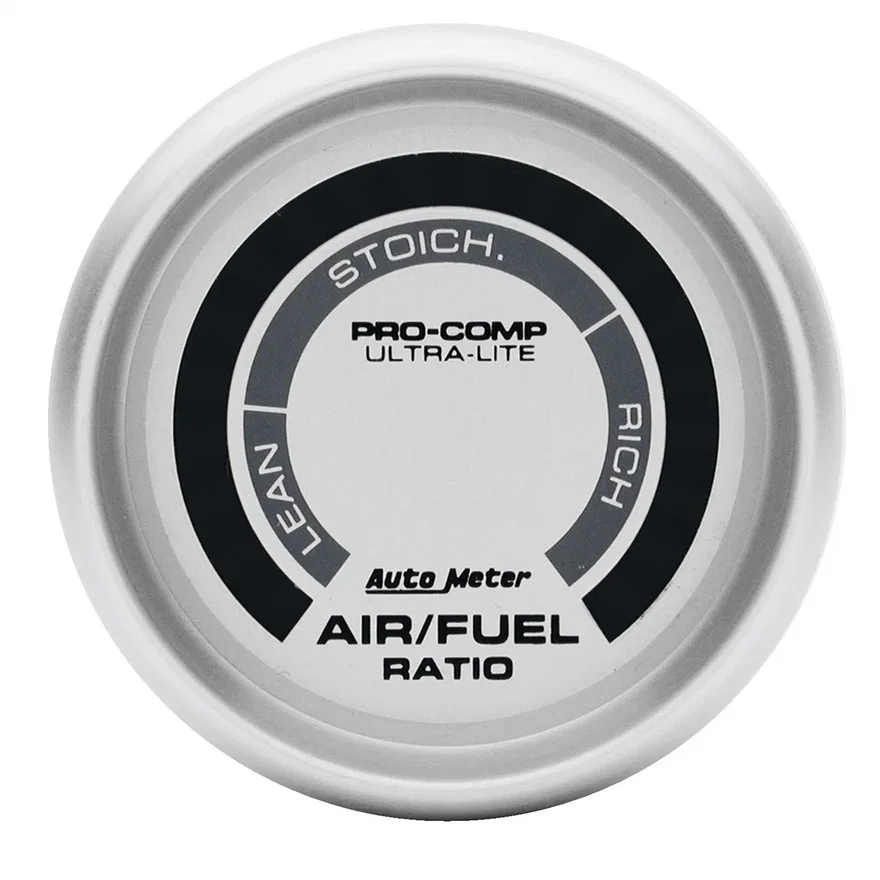 GAUGE; AIR/FUEL RATIO-NARROWBAND; 2 1/16in.; LEAN-RICH; LED ARRAY; ULTRA-LITE