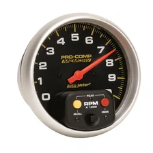 GAUGE; TACHOMETER; 5in.; 10K RPM; IN-DASH W/PEAK MEMORY; PRO-COMP image 3