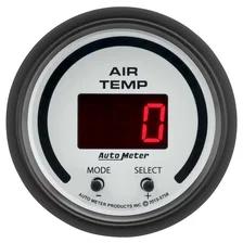 GAUGE; AIR TEMP; DUAL; 2 1/16in.; 0-300deg.F; DIGITAL; PHANTOM image 1