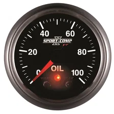 GAUGE; OIL PRESS; 2 1/16in.; 100PSI; DIGITAL STPR MTR W/PK/WRN; SPORT-COMP II image 5