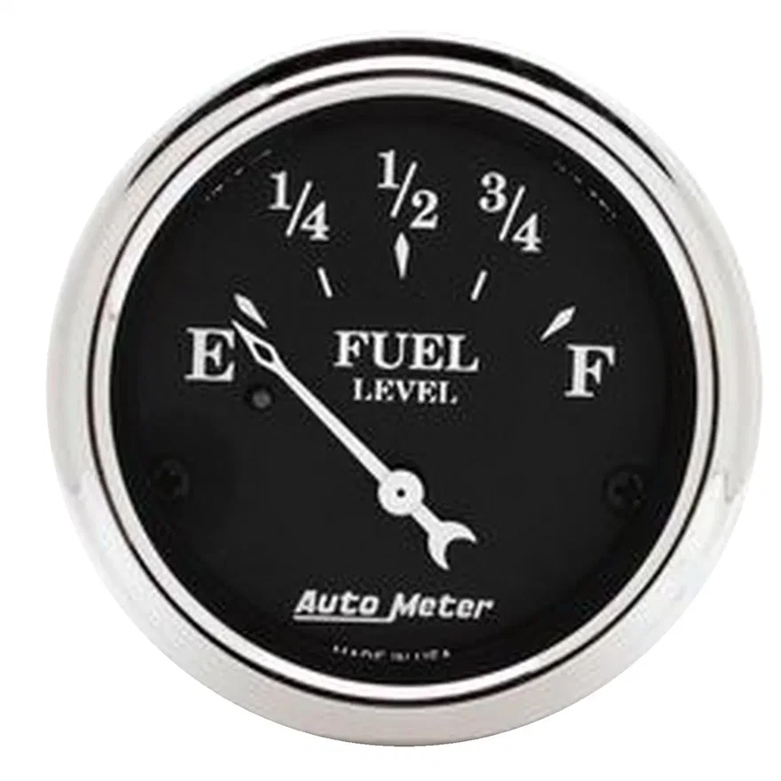 GAUGE; FUEL LEVEL; 2 1/16in.; 240OE TO 33OF; ELEC; OLD TYME BLACK