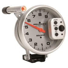 GAUGE; TACH; 5in.; 9K RPM; PEDESTAL W/QUICK LITE; W/PEAK MEMORY; ULTRA-LITE image 3