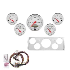 DIRECT FIT DASH KIT; CHEVY TRUCK 40-46; MPH/FUEL/OILP/WTMP/BAT; AW image 1