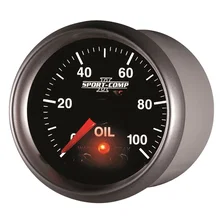 GAUGE; OIL PRESS; 2 1/16in.; 100PSI; DIGITAL STPR MTR W/PK/WRN; SPORT-COMP II image 4