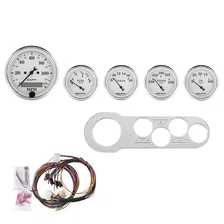 DIRECT FIT DASH KIT; CHEVY CAR 53-54; MPH/FUEL/OILP/WTMP/BAT; OTW image 1
