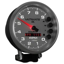GAUGE; TACH; 5in.; 9K RPM; PEDESTAL; DATALOGGING; ULTIMATE DL PLAYBACK; SILVER image 6