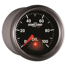 GAUGE; OIL PRESS; 2 1/16in.; 100PSI; DIGITAL STPR MTR W/PK/WRN; SPORT-COMP II image 7
