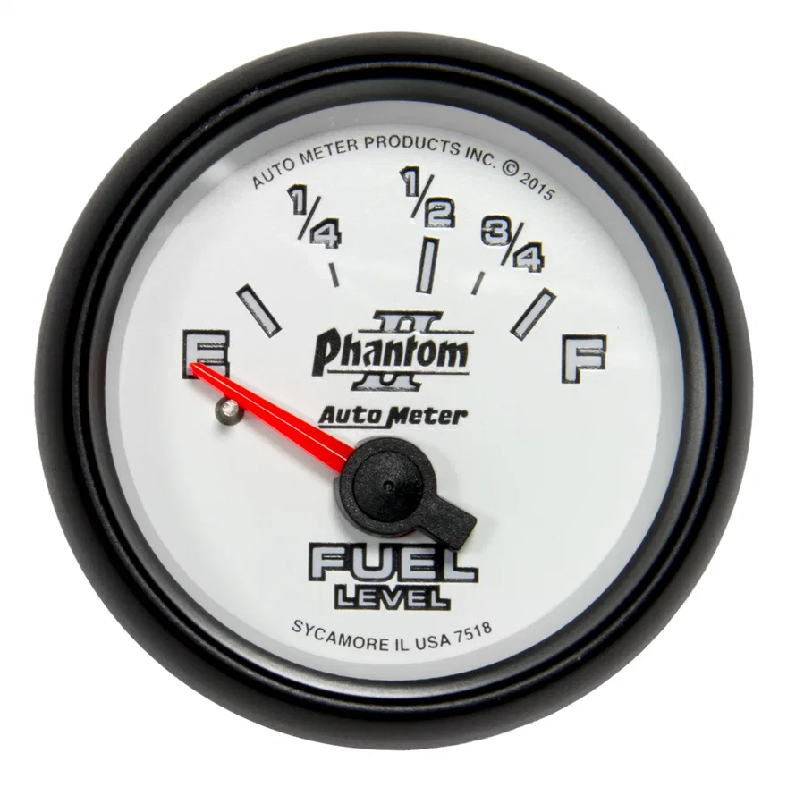GAUGE; FUEL LEVEL; 2 1/16in.; 16OE TO 158OF; ELEC; PHANTOM II