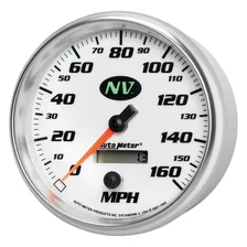 GAUGE; SPEEDOMETER; 5in.; 160MPH; ELEC. PROGRAMMABLE; NV image 2