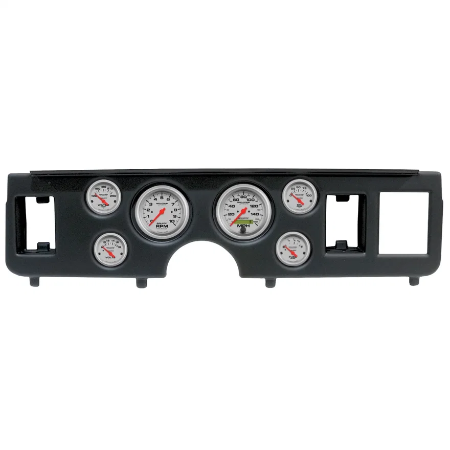DIRECT FIT DASH KIT; (3 3/8in. X2; 2 1/16in. X4); FORD MUSTANG 79-86; ULTRA-LITE