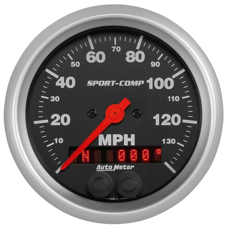 GAUGE; SPEEDOMETER; 3 3/8in.; 140MPH; GPS; SPORT-COMP