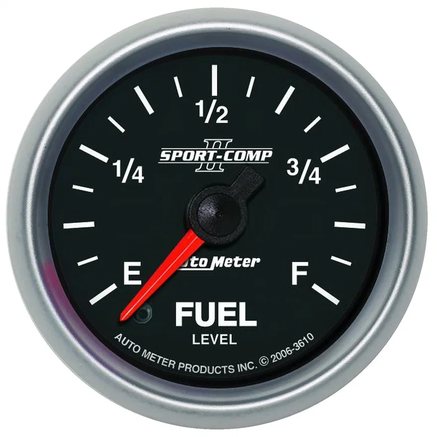 GAUGE; FUEL LEVEL; 2 1/16in.; 0-280O PROGRAMMABLE; SPORT-COMP II