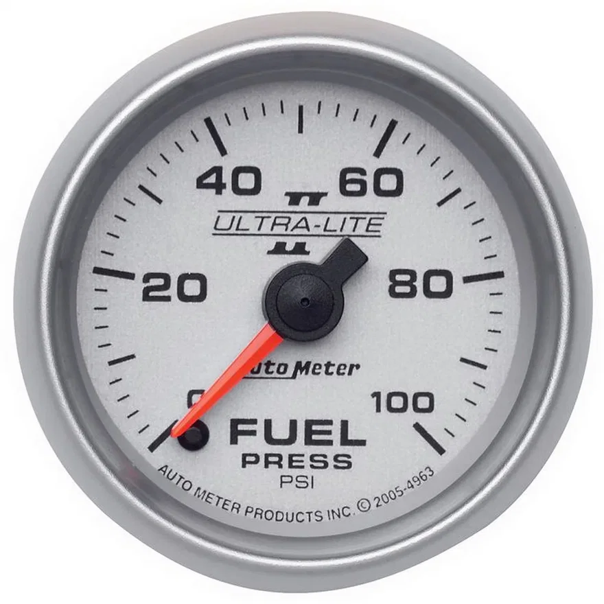 GAUGE; FUEL PRESSURE; 2 1/16in.; 100PSI; DIGITAL STEPPER MOTOR; ULTRA-LITE II