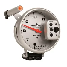 GAUGE; TACH; 5in.; 11K RPM; PEDESTAL W/QUICK LITE; DUAL RANGE W/PEAK MEMORY; UL image 3