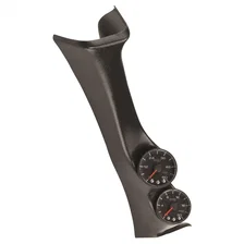 DIESEL GAUGE KIT; A-PILLAR; FORD 08-10; BOOST/EGT; 60PSI/2000deg.F; BLK; SPEK-PR image 1