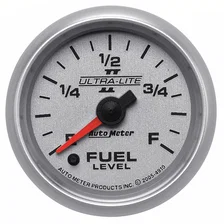 GAUGE; FUEL LEVEL; 2 1/16in.; 0-280O PROGRAMMABLE; ULTRA-LITE II image 1