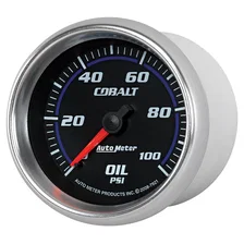 GAUGE; OIL PRESSURE; 2 5/8in.; 100PSI; MECHANICAL; COBALT image 2