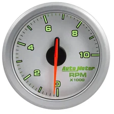 2-1/16in. TACH; 0-10;000 RPM; AIRDRIVE; SILVER image 2