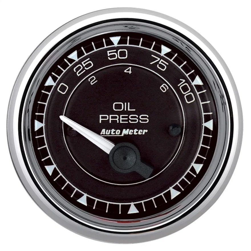 GAUGE; PRESS; 2 1/16in.; 100PSI; ELEC; CHRONO CHROME