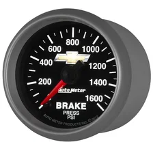 GAUGE; BRAKE PRESS; 2 1/16in.; 1600PSI; DIGITAL STEPPER MOTOR; CHEVY GOLD BOWTIE image 3