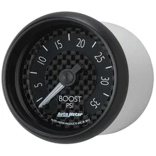 GAUGE; BOOST; 2 1/16in.; 35PSI; MECHANICAL; GT image 2
