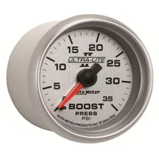 GAUGE; BOOST; 2 1/16in.; 35PSI; MECHANICAL; ULTRA-LITE II image 3