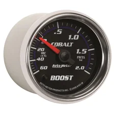 GAUGE; VAC/BOOST; 2 1/16in.; 60CMHG-2.0BAR; MECHANICAL; COBALT image 5