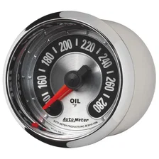 GAUGE; OIL TEMP; 2 1/16in.; 280deg.F; DIGITAL STEPPER MOTOR; AMERICAN MUSCLE image 2