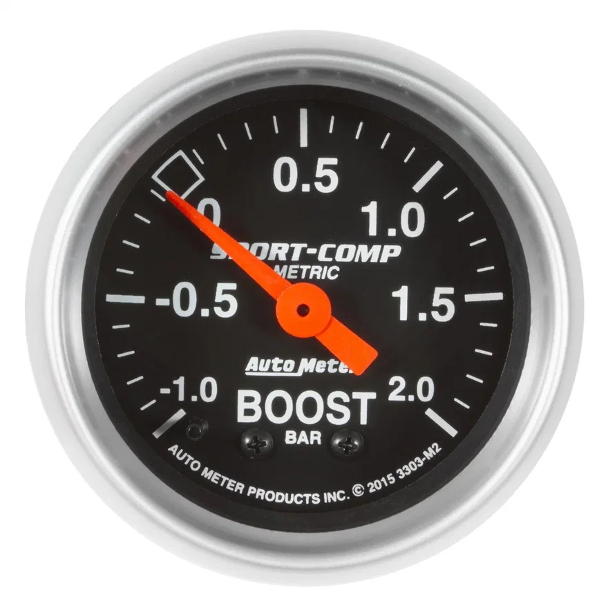 GAUGE; VAC/BOOST; 2 1/16in.;-1-+2 BAR; MECHANICAL; SPORT-COMP