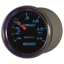 GAUGE; VAC/BOOST; 2 1/16in.; 60CMHG-2.0BAR; MECHANICAL; COBALT image 3
