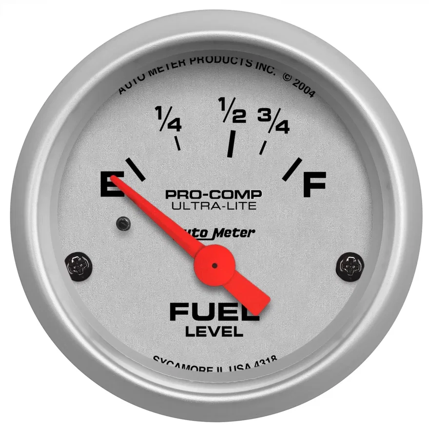 GAUGE; FUEL LEVEL; 2 1/16in.; 16OE TO 158OF; ELEC; ULTRA-LITE